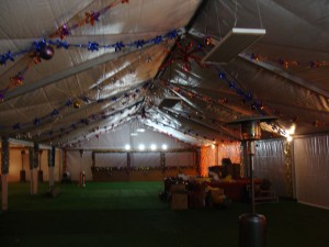 Примеры декорирования шатров